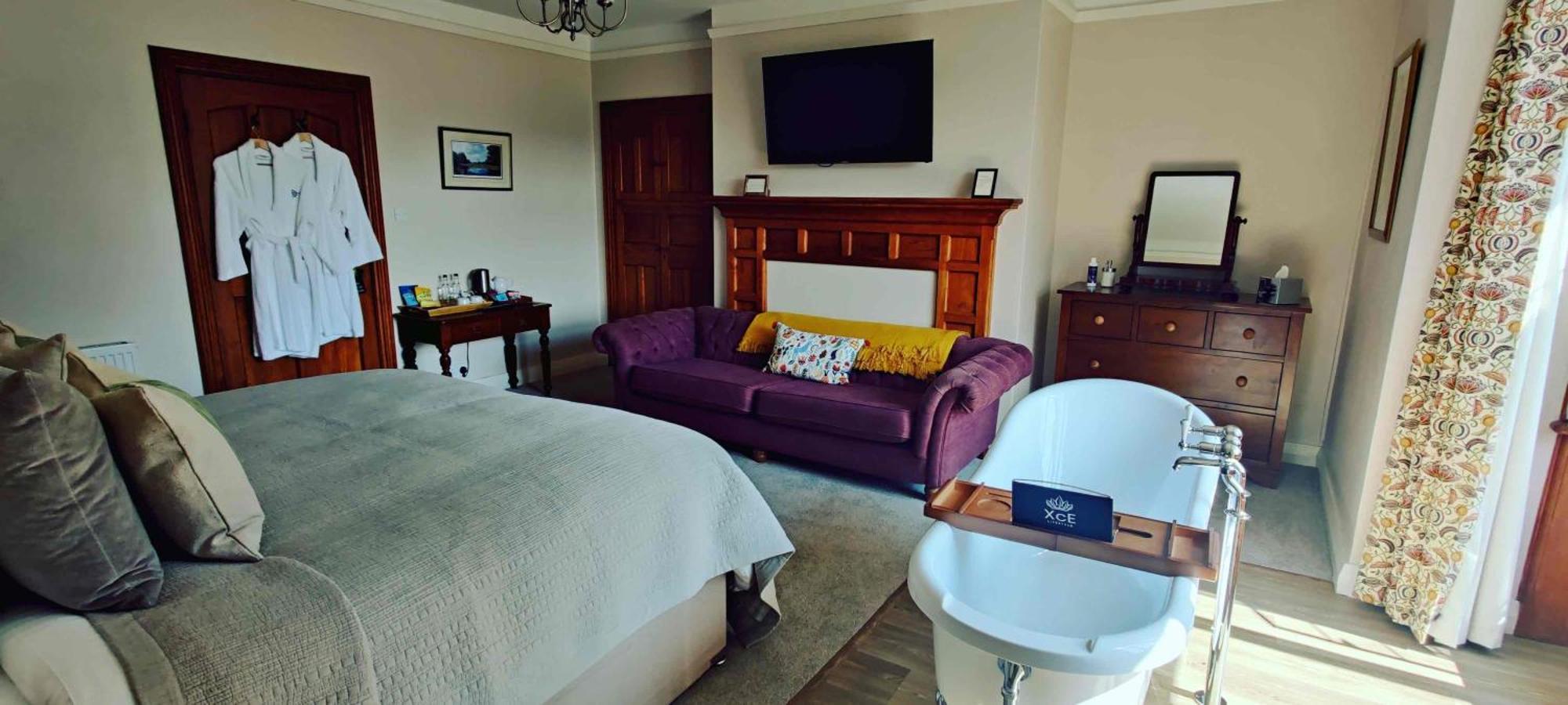 Luxury Bed And Breakfast At Bossington Hall In Exmoor, Somerset Porlock Cameră foto